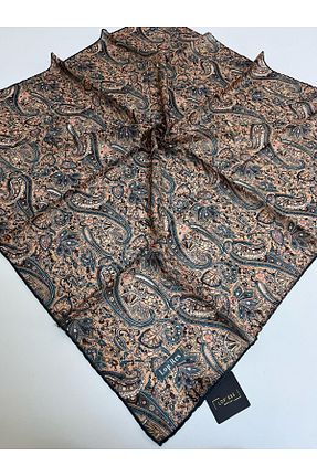 روسری فیروزه ای 90 x 90 LOPRES - کد 922189855