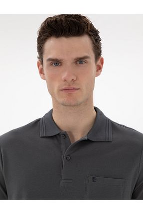 پولوشرت طوسی مردانه %100 پنبه Pierre Cardin - کد 922188604