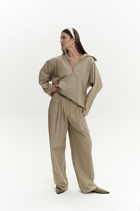 ست بالاتنه و پائین تنه طوسی زنانه Mai - کد 922196727