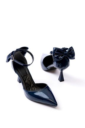 کفش مجلسی سرمه ای زنانه چرم لاکی v.s.h velvet - کد 899493936