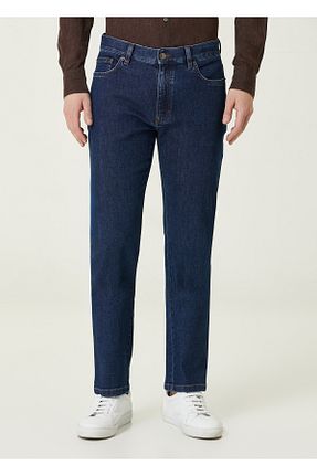 شلوار آبی مردانه پاچه لوله تفنگی ZEGNA - کد 923023063