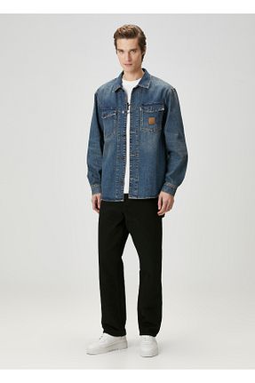 پیراهن آبی مردانه جین Carhartt WIP - کد 923018921