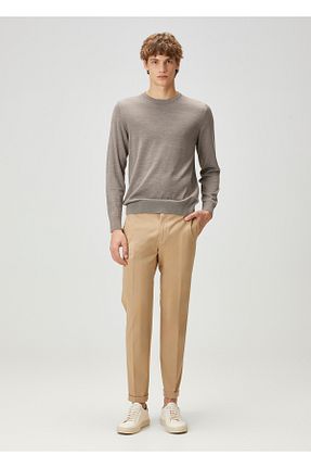 شلوار قهوه ای مردانه پاچه لوله تفنگی Paul Smith - کد 923014136