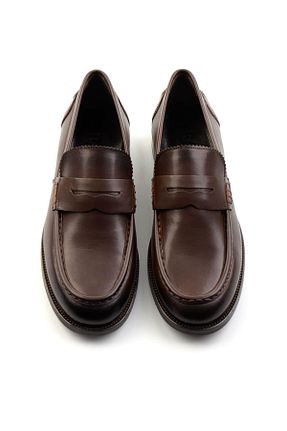 کفش کلاسیک قهوه ای مردانه پاشنه کوتاه (1 - 4 سانتی متر) Bambi - کد 920567223