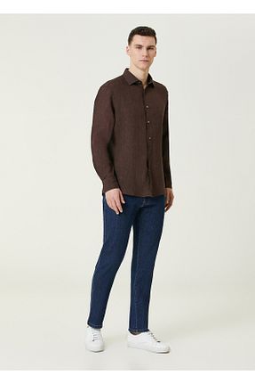 شلوار آبی مردانه پاچه لوله تفنگی ZEGNA - کد 923023063