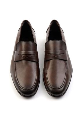 کفش کلاسیک قهوه ای مردانه پاشنه کوتاه (1 - 4 سانتی متر) Bambi - کد 920658287