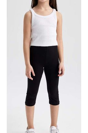 ساق شلواری اسپرت مشکی بچه گانه 3/4 Boy RUTBİL SPORTS - کد 923021477