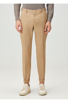 شلوار قهوه ای مردانه پاچه لوله تفنگی Paul Smith - کد 923014136