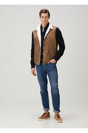 شلوار آبی مردانه پاچه لوله تفنگی Brunello Cucinelli - کد 923015847
