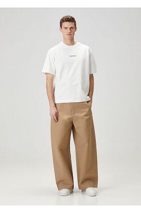 تیشرت سفید مردانه یقه دوچرخه acne studios - کد 923016557