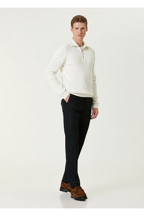 شلوار مشکی مردانه پاچه تنگ ZEGNA - کد 923023042