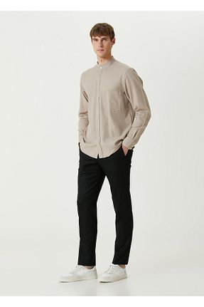 شلوار مشکی مردانه پاچه تنگ ZEGNA - کد 923022807