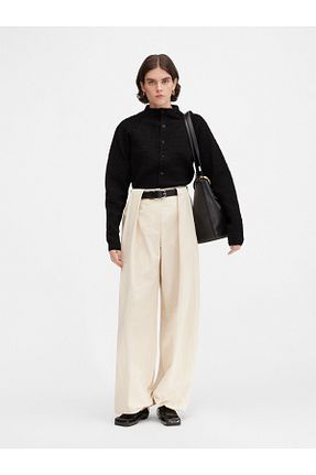 شلوار سفید زنانه پارچه JACQUEMUS - کد 922259929