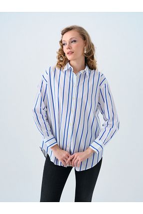 پیراهن سرمه ای زنانه اورسایز Loft - کد 922271882