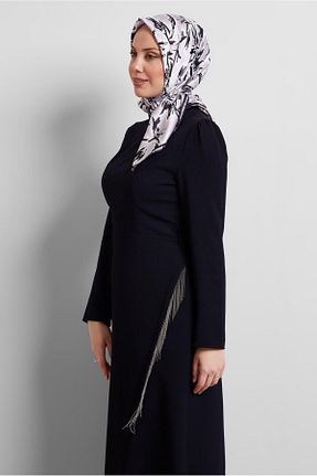 روسری طوسی پلی استر Alvina - کد 922278550