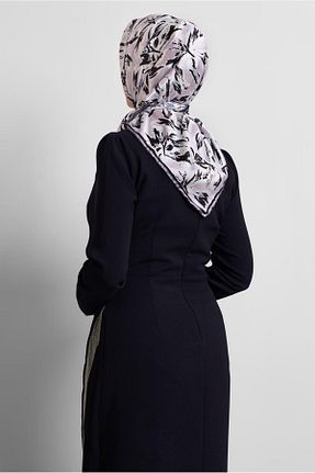 روسری طوسی پلی استر Alvina - کد 922278550