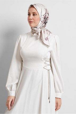 روسری بژ پلی استر Alvina - کد 922278558