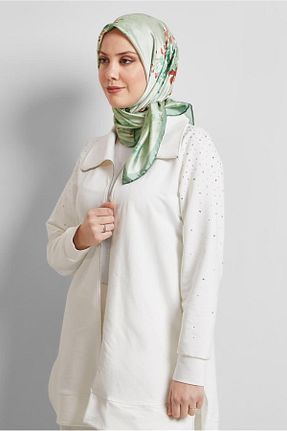 روسری سبز پلی استر Alvina - کد 922278552