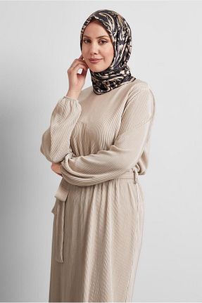 روسری طوسی پلی استر Alvina - کد 922278601