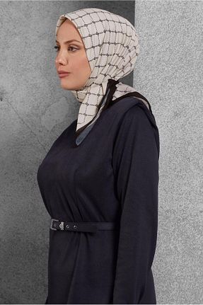 روسری مشکی پلی استر Alvina - کد 922278455