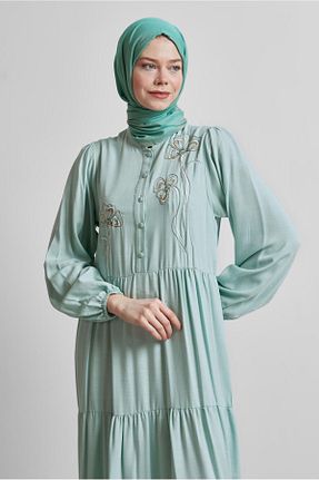 لباس حجاب سبز زنانه رگولار Alvina - کد 922278479