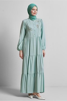 لباس حجاب سبز زنانه رگولار Alvina - کد 922278479