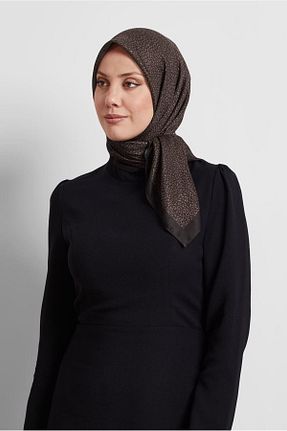 روسری زرشکی پلی استر Alvina - کد 922278647