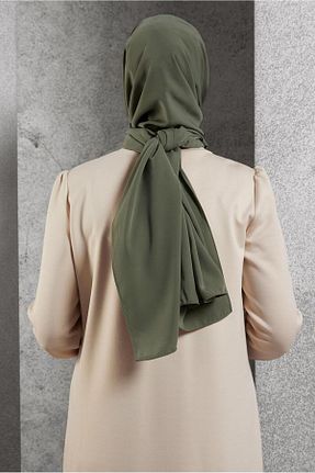 شال سبز زنانه پلی استر Alvina - کد 922278494