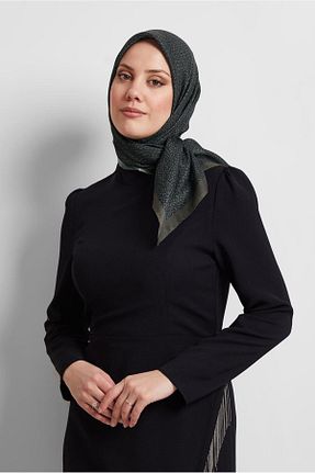 روسری طوسی پلی استر Alvina - کد 922278619