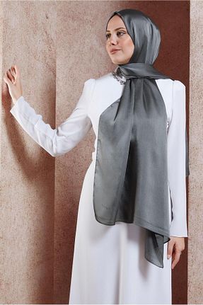 شال طوسی زنانه پلی استر Alvina - کد 871312323