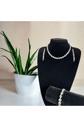 ست جواهر زنانه استیل ضد زنگ Perle Norie - کد 921934869