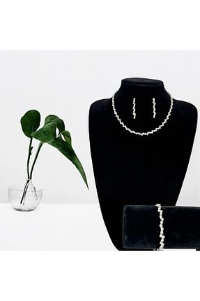 ست جواهر زنانه استیل ضد زنگ Perle Norie - کد 921940831