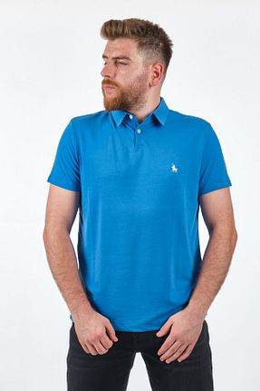 پولوشرت آبی مردانه پارچه Polo - کد 743142751
