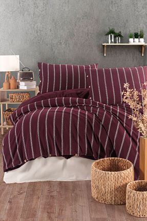 روتختی تک نفره زرشکی پنبه ای Macas Home - کد 922335366