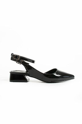 بابت مشکی زنانه چرم لاکی Gökçe Shoes - کد 922364202