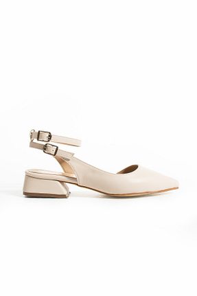 بابت بژ زنانه چرم لاکی Gökçe Shoes - کد 922365955