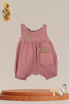 سرهمی بنفش بچه گانه بدون آستین Baby s Breath Flower - کد 922366840