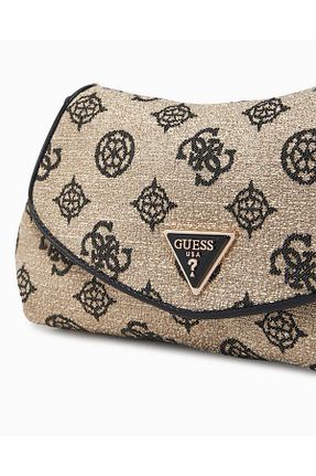 کیف دوشی مشکی زنانه پارچه ای Guess - کد 922379397
