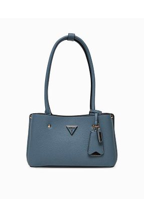 کیف دوشی آبی زنانه چرم مصنوعی Guess - کد 922379226