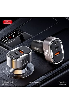 شارژر خودرو مشکی Xo - کد 922396090