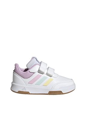 کفش اسنیکر سفید بچه گانه چرم مصنوعی adidas - کد 887261337