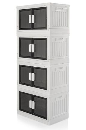 کابینت چند منظوره سفید پلاستیک Box&Box - کد 922437558