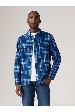 پیراهن آبی مردانه رگولار Levi