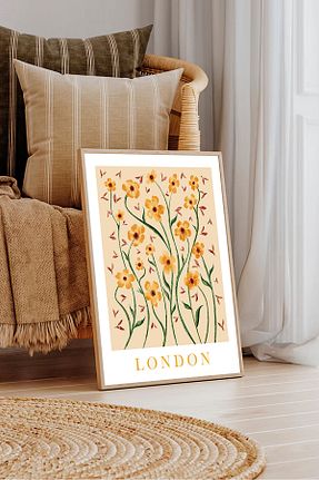 تابلو قهوه ای چوب Dekorsiahome - کد 922440254