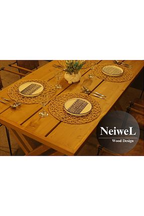ست باغچه قهوه ای چوب Neiwel - کد 929033586