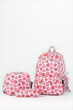 کیف مدرسه صورتی بچه گانه پارچه ای BAGS - کد 922450020