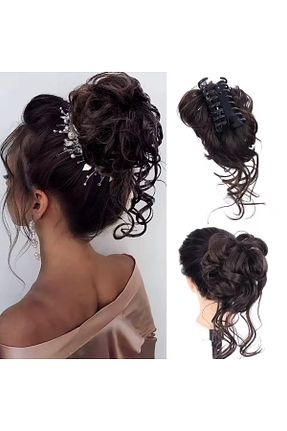 کلاه گیس قهوه ای Mina Peruk - کد 922447269