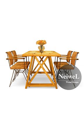 میز باغچه قهوه ای Neiwel - کد 923124100