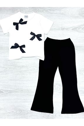ست بالاتنه و پائین تنه سفید بچه گانه بافتنی My Kids Wear - کد 923135314