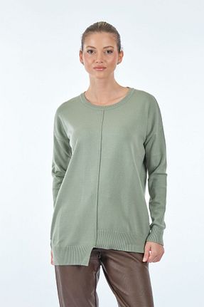 پلیور سبز زنانه ساده Vedi - کد 356748128